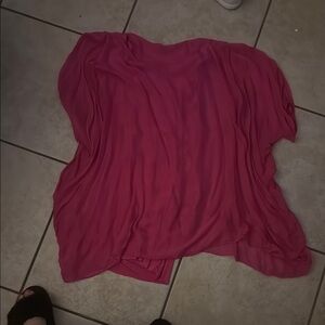Elegant Pink Women's Top Tunic